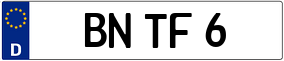 Truck License Plate